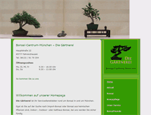 Tablet Screenshot of bonsai-centrum-muenchen.de